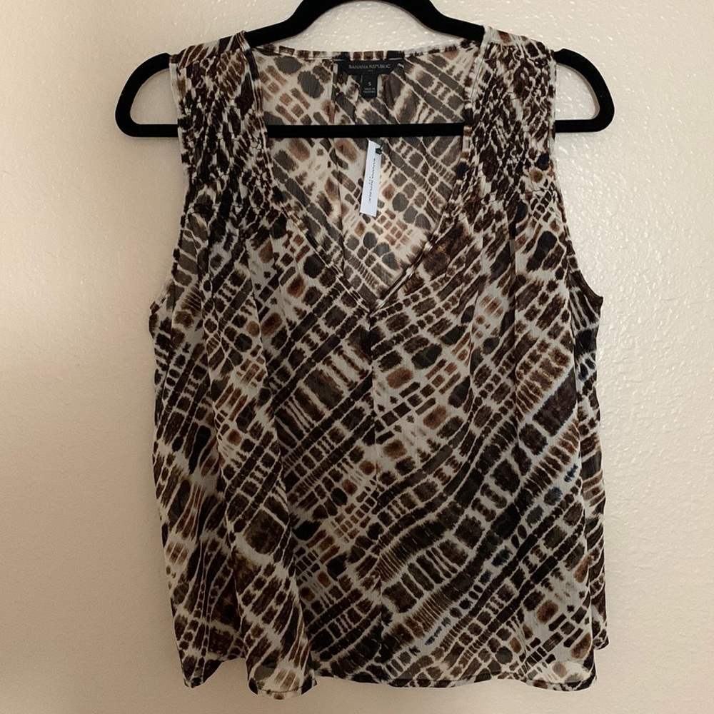 Banana Republic Factory sheer blouse